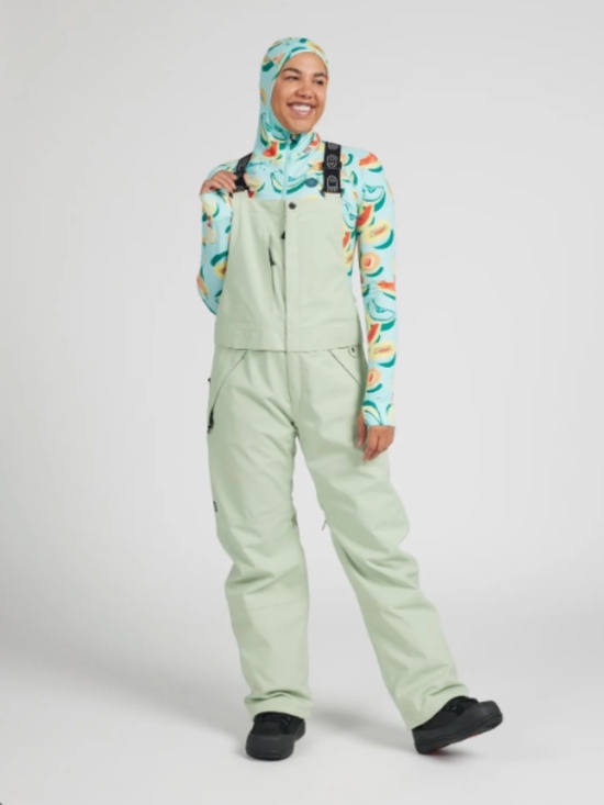 Airblaster Jackets & Blazers - Airblaster glacier series Large L Hot bibs ski matcha green flaw